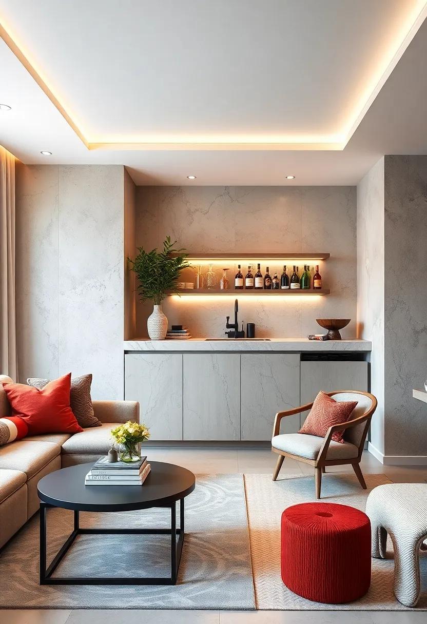 Designing a Compact Bar Sink Area With Space-Saving Fixtures and Sleek Finishes