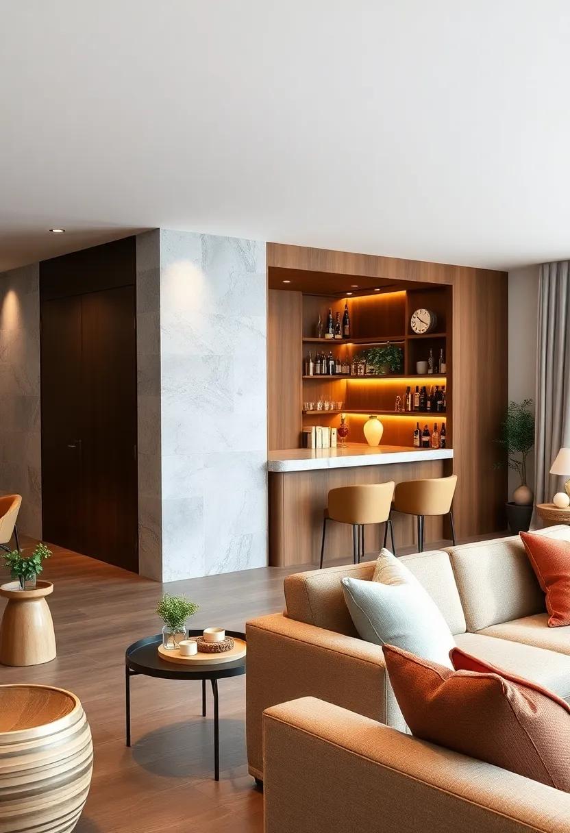 Integrating Fold-Down Bar Counters to Save Space Without Sacrificing Style or Functionality