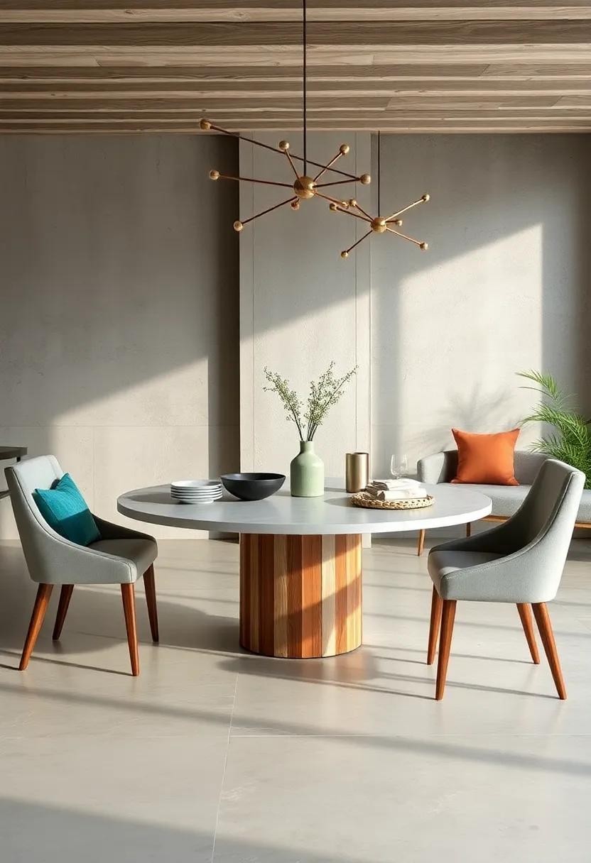 The expandable Round Table: Effortlessly ‌transition from a cozy dinner for ‍two to a​ festive gathering with⁢ family and ⁣friends by simply pulling apart the edges to reveal hidden extensions