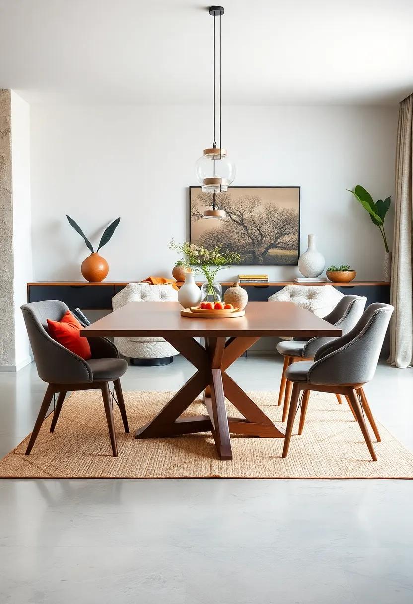 The Modern Trestle Table: Sleek ‌lines combined ‌with a trestle base‌ provide a sturdy yet stylish option.With extensions hidden underneath, it⁢ offers‌ both flexibility and aesthetic⁤ appeal