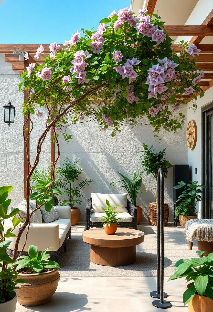 Soft Moss Arranged Around Handcrafted Clay Pots in Serene Zen Garden Corners