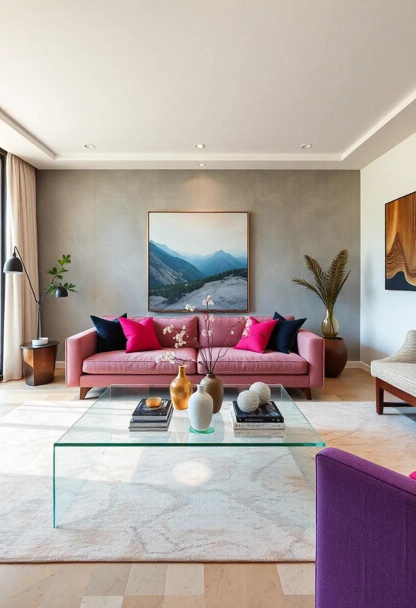 Transparent Acrylic Coffee Tables Offering Lightweight Elegance and Illusion of Space in Small Rooms