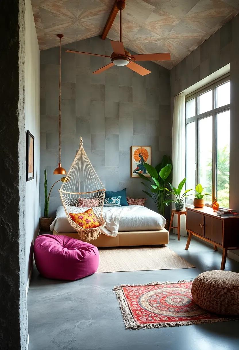 Create a cozy reading nook with a hammock chair or a colorful bean bag, ‍inviting relaxation in a laid-back tropical style