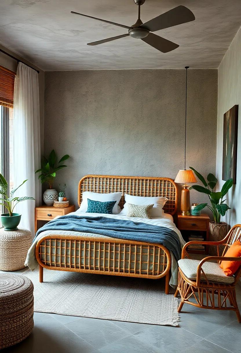 Incorporate rattan⁣ furniture pieces,like a bed frame or nightstand,to introduce a natural,airy vibe reminiscent of tropical getaways
