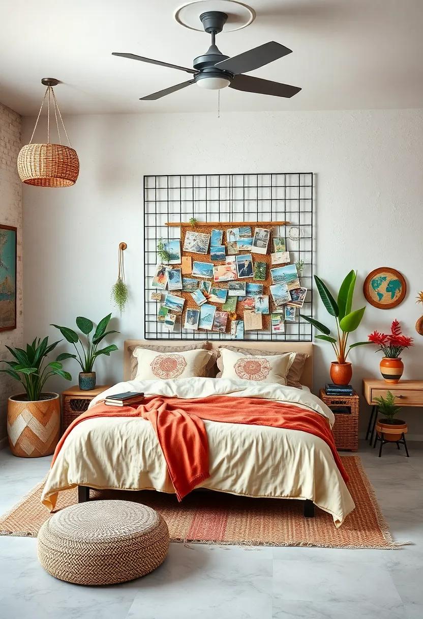 Install a corkboard or wire ⁤grid to​ display postcards, polaroids, and mementos that inspire dreams of island adventures ⁣and sun-soaked days