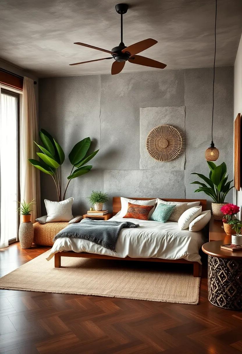 Personalize your space with handmade crafts or souvenirs from your travels to tropical destinations, reflecting your journey