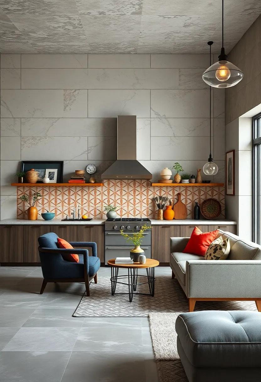 Harmonizing Eclectic Spaces Using Geometric Patterns on Ceramic Tiles for Unique Backsplash Designs