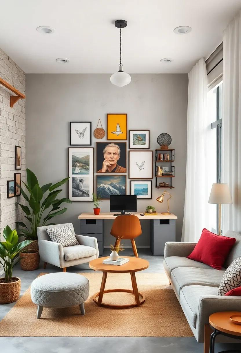 Unexpected Pairings of Mid-Century Modern Prints with Bohemian Tapestries Evoking Free-Spirited Innovation