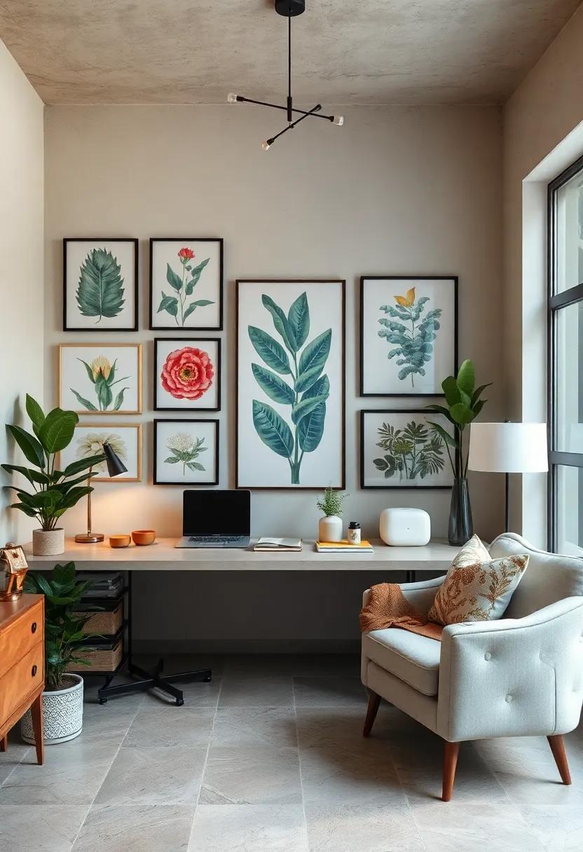 Harmonious Alignment of Botanical Illustrations and Botanical Photography for a Fresh, Natural Atmosphere