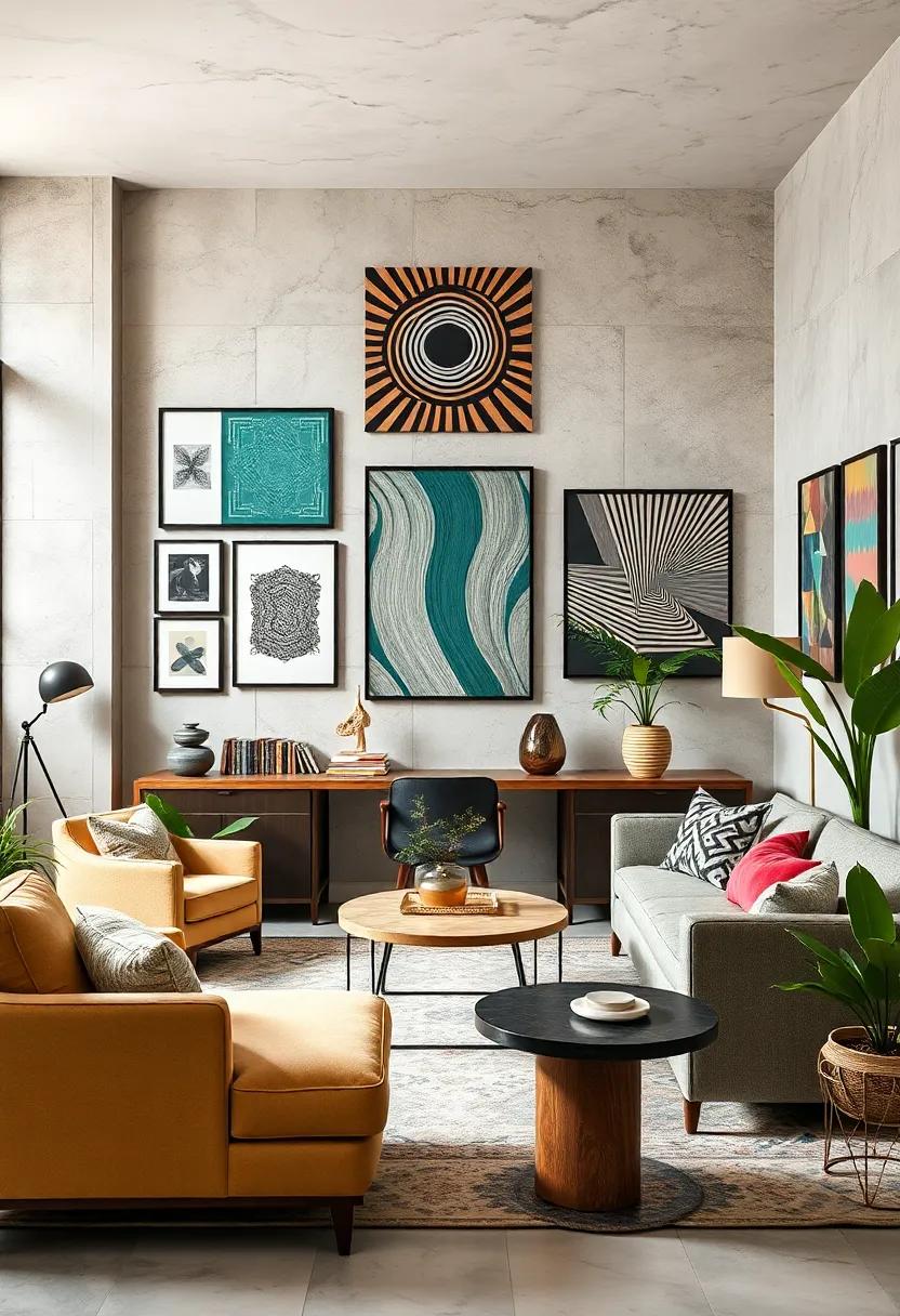 Framing Unique Geometric Patterns and Optical Illusions to Spark Visual Curiosity and Brainstorming Ideas