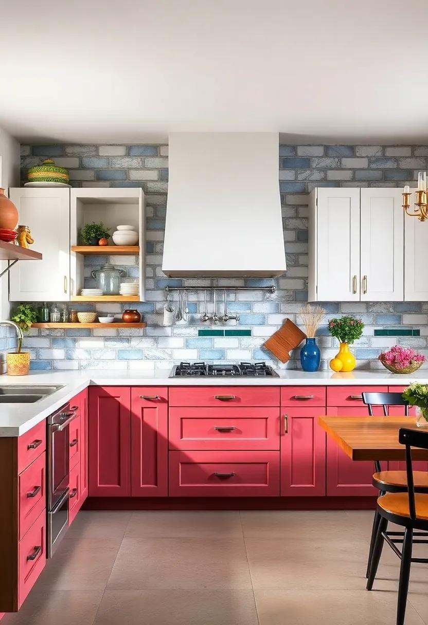 Vintage Subway Tiles Reimagined With Color And Texture For A Fresh Eclectic Kitchen Twist