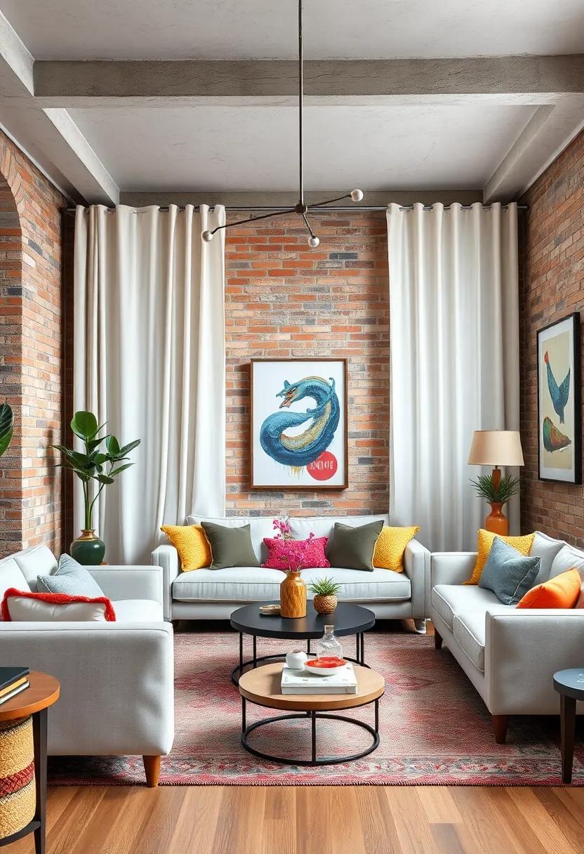 Mixing Reclaimed Wood Furniture with Sleek Steel Frames in an Inviting Living Space