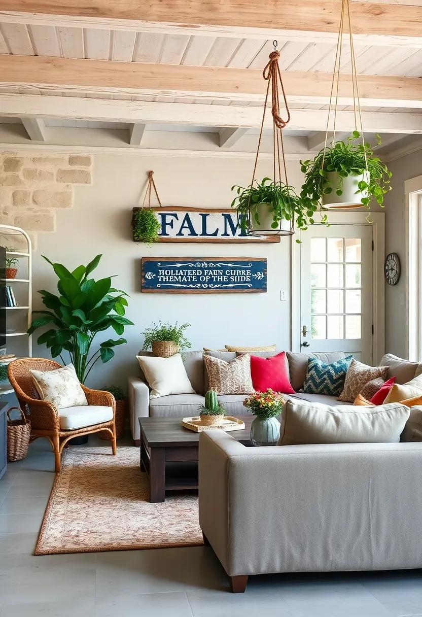 Plant-Hung Signage: suspend charming ⁤signs ‍from‌ macramé hangers or plant hooks, incorporating greenery into⁤ your design while highlighting vintage messages that inspire a serene vibe
