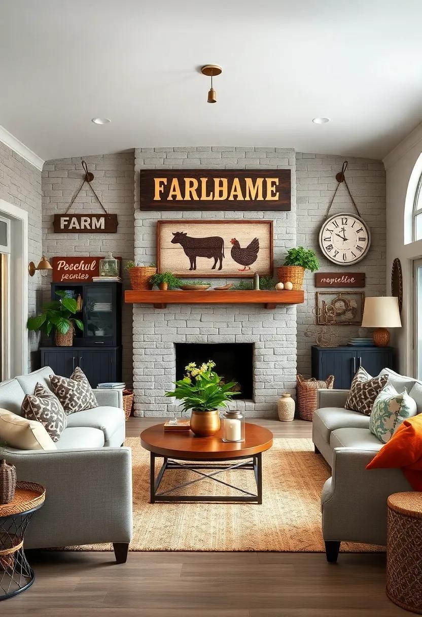 Farm ​Animal ​Art: Celebrate⁣ the charm of rural life by incorporating vintage signs featuring farm animals, like cows or chickens, that bring a delightful⁤ whimsy⁣ to your decor