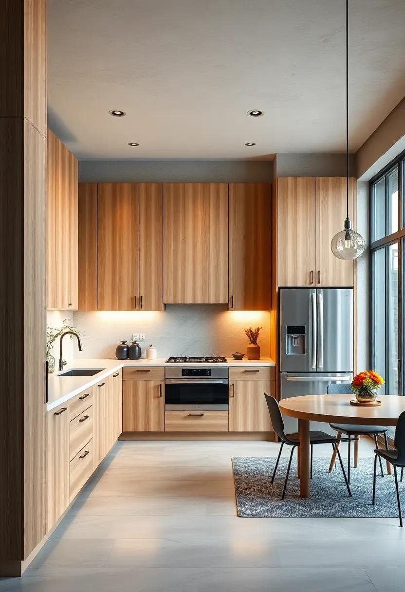 High Contrast: Pair dark​ flat panel ⁣cabinets with light-colored countertops to create a striking contrast that draws the eye ⁣and enhances sophistication