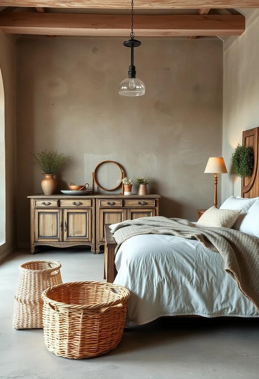 Woven Baskets Made from Natural Materials Adding Texture and Functional Storage