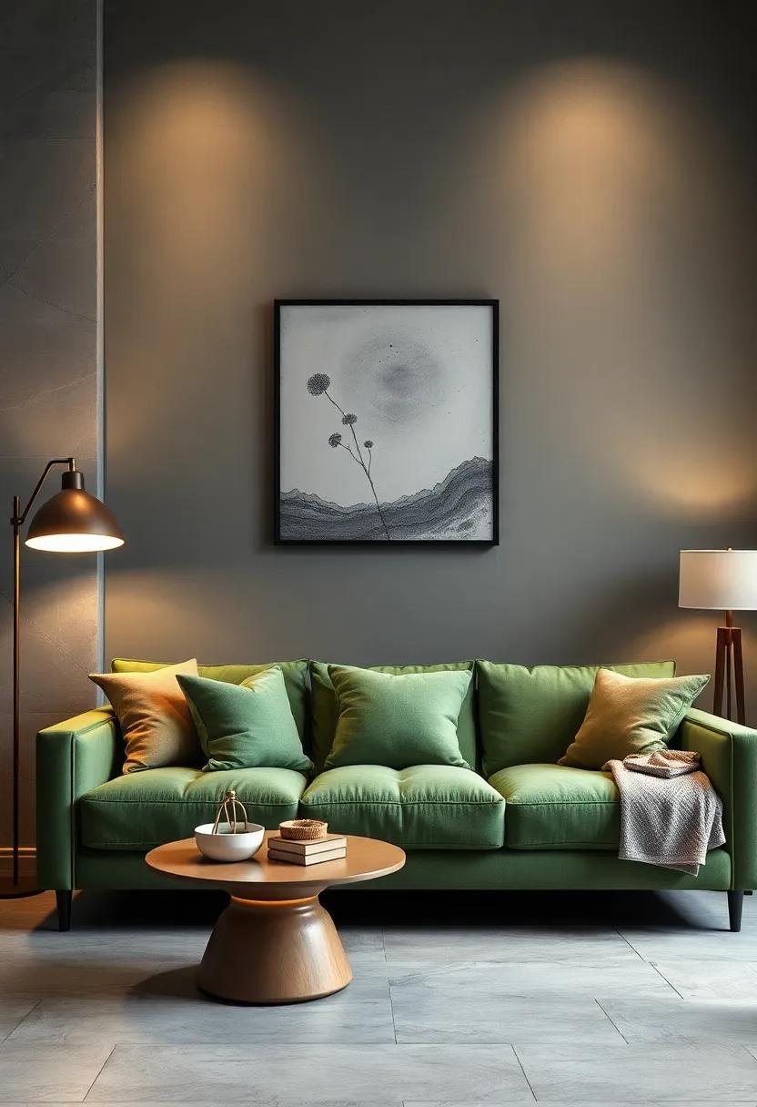 Design with Lighting: Install a stylish floor lamp or pendant light to⁣ create ambiance and highlight ⁤your couch's beauty