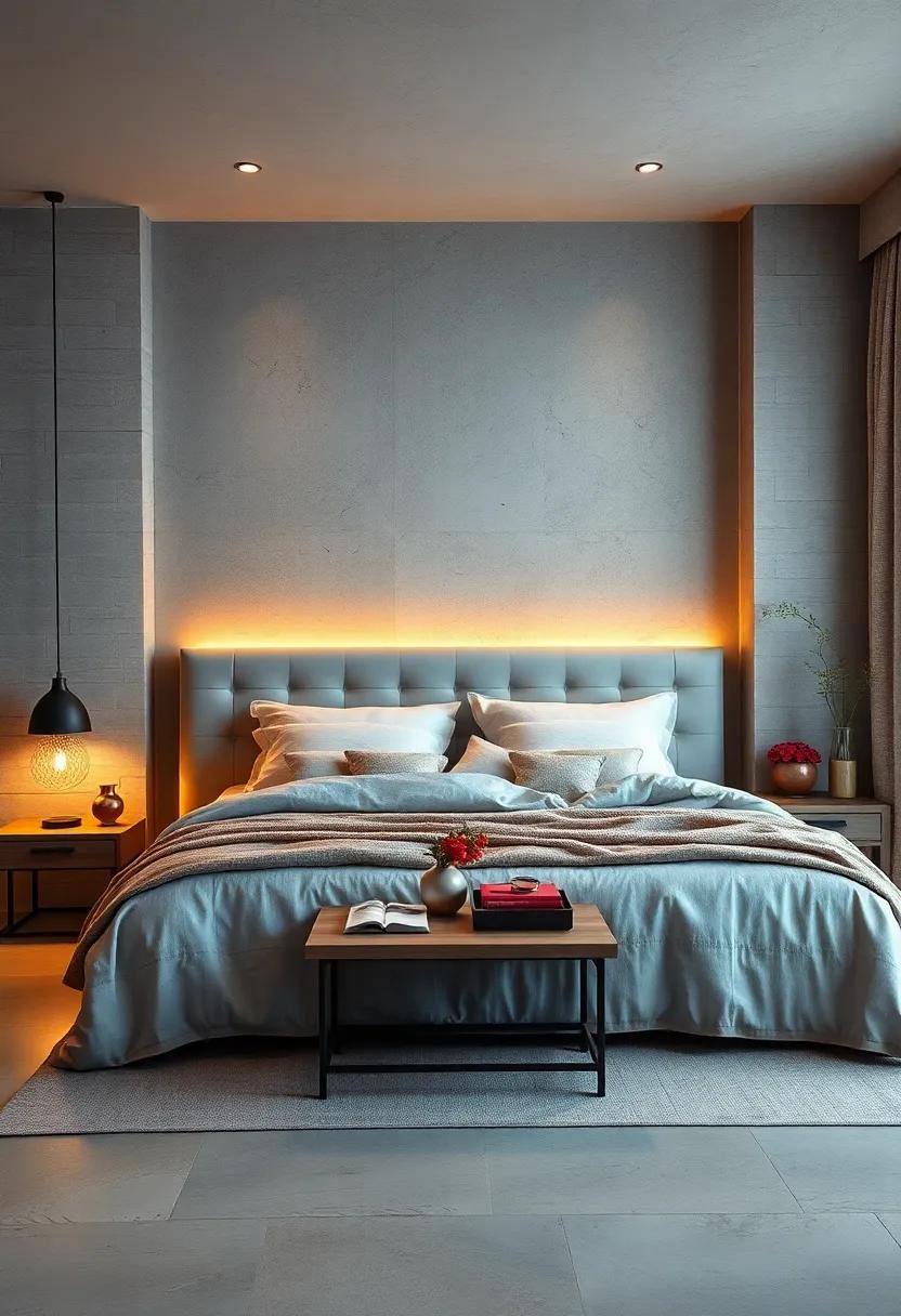 Velvet Drapes Gently Backlit By Hidden Lighting Accentuating Luxurious Fabrics And Silence