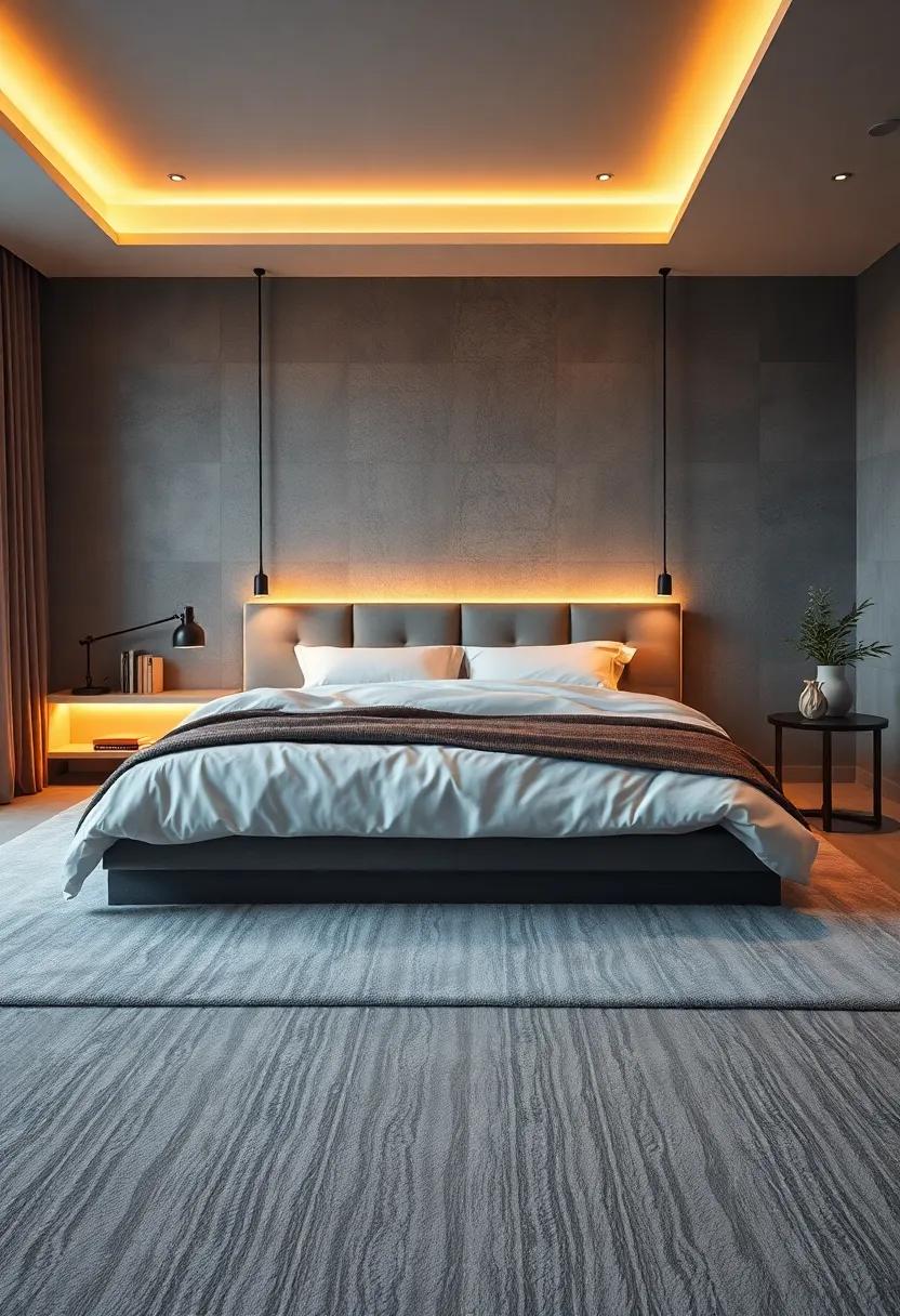 Underbed Hidden Glow Reflecting On Soft Carpets For A Gentle, Cozy Nighttime Touch