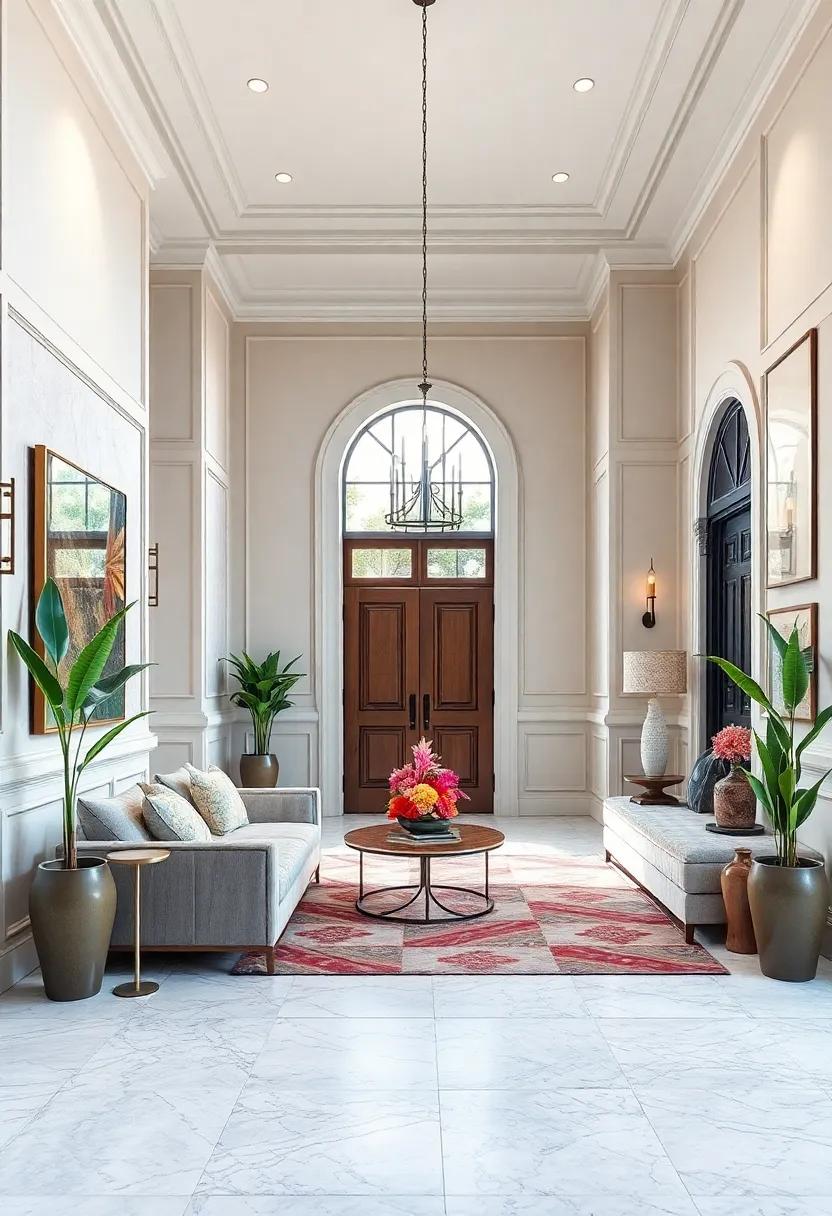 High Contrast Molding and Wainscoting Paired With Neutral Walls Creating a Subdued Yet Elite Atmosphere