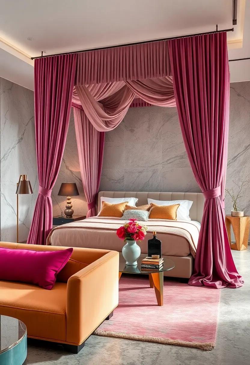 Lavishly Draped Canopy Beds Turned Into Centerpieces of Timeless Elegance and Comfort