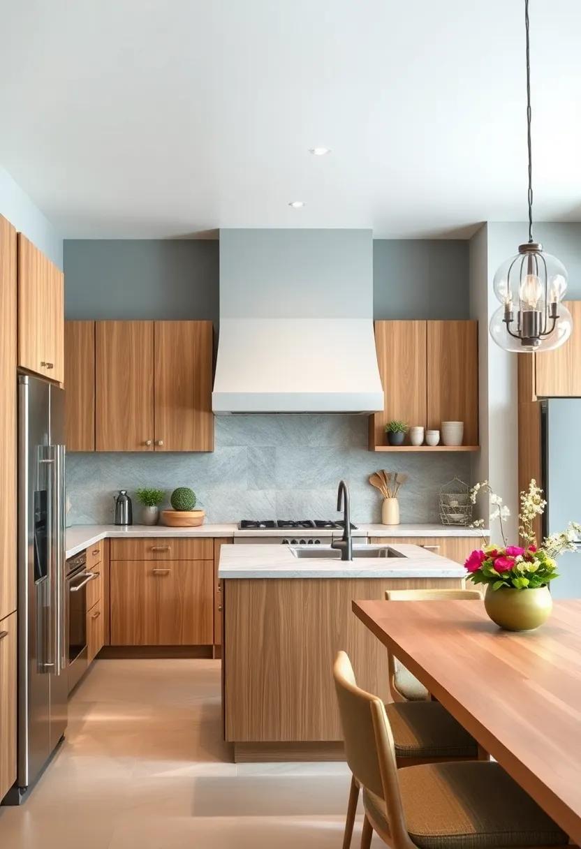 Layer Textures: Mix and match different ‍textures,​ like smooth cabinet finishes with textured wall paint, to add depth and dimension to your kitchen space