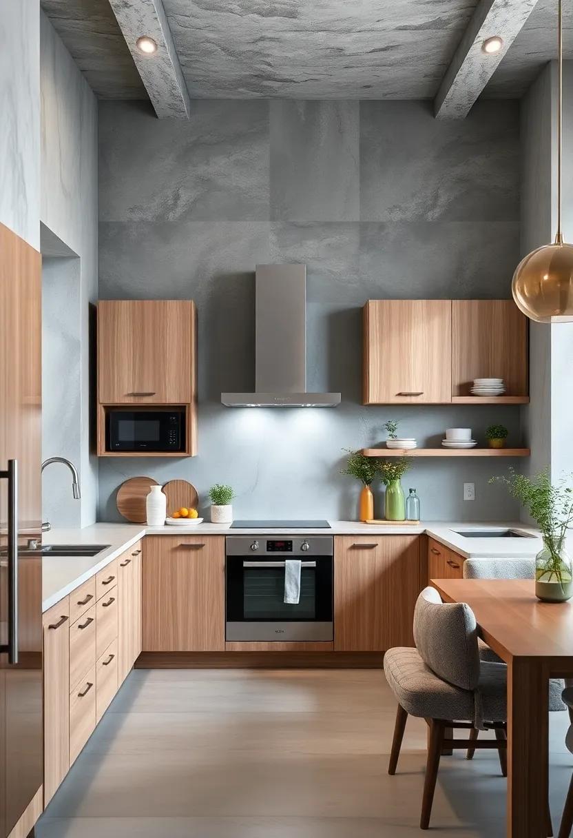 Utilize Smart Storage: Highlight the beauty of oak cabinets through⁣ innovative storage solutions that keep your kitchen tidy and functional while accentuating the gray walls
