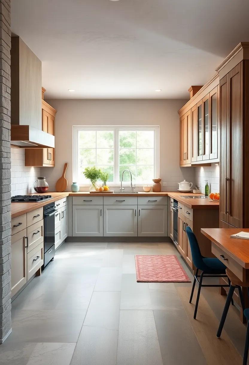 Go rustic: ⁣Choose a light gray⁤ with warm undertones⁤ and pair it with distressed oak ⁣cabinets ⁤for a cozy, farmhouse-inspired⁣ kitchen