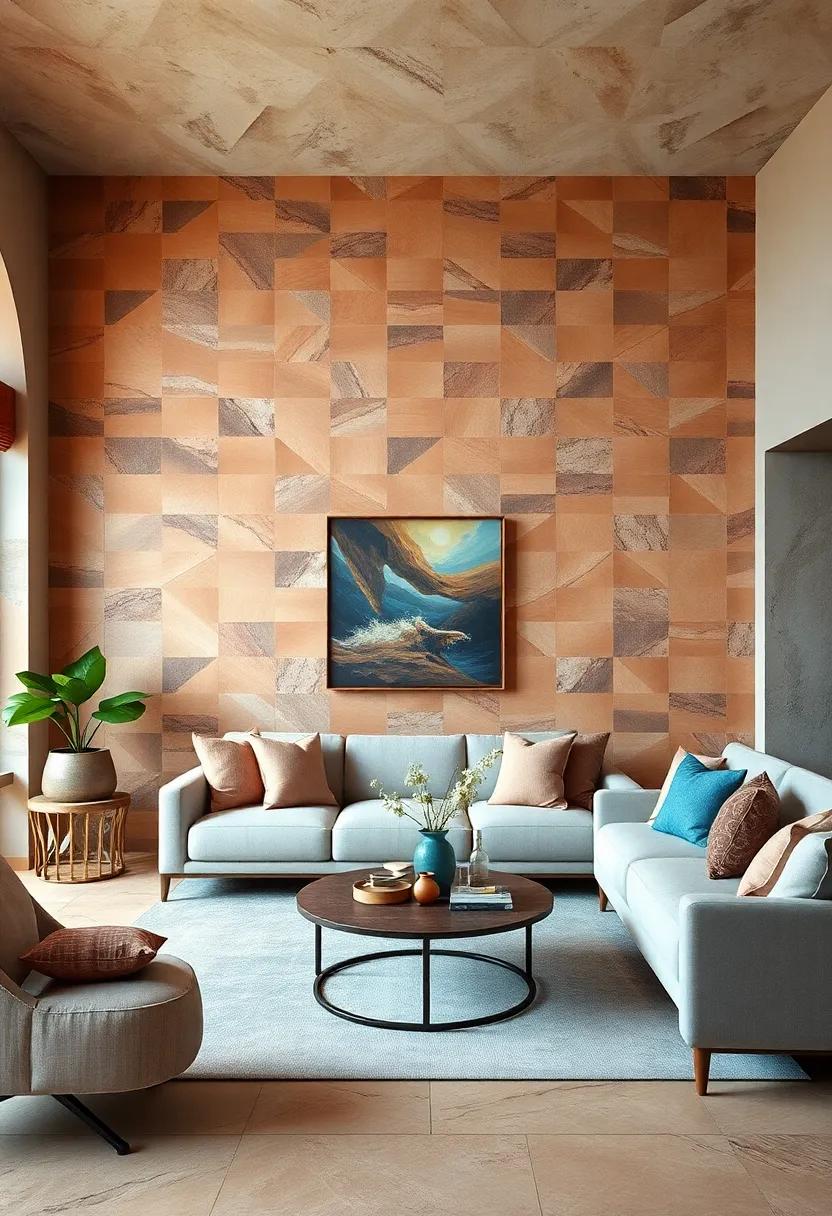Warm Terracotta Tiles Evoking Mediterranean Vibes with Earthy Richness and Texture