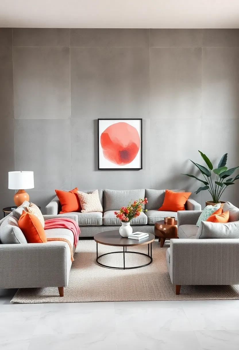 Blush Pink and Taupe Gray: ‍A soft and chic combination, perfect for ⁢creating a cozy and feminine atmosphere