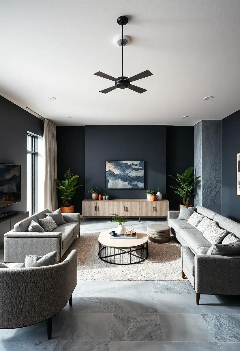 Classic Black⁢ and Soft Gray: A timeless and⁣ elegant ‌pairing that can adapt to any decor style effortlessly