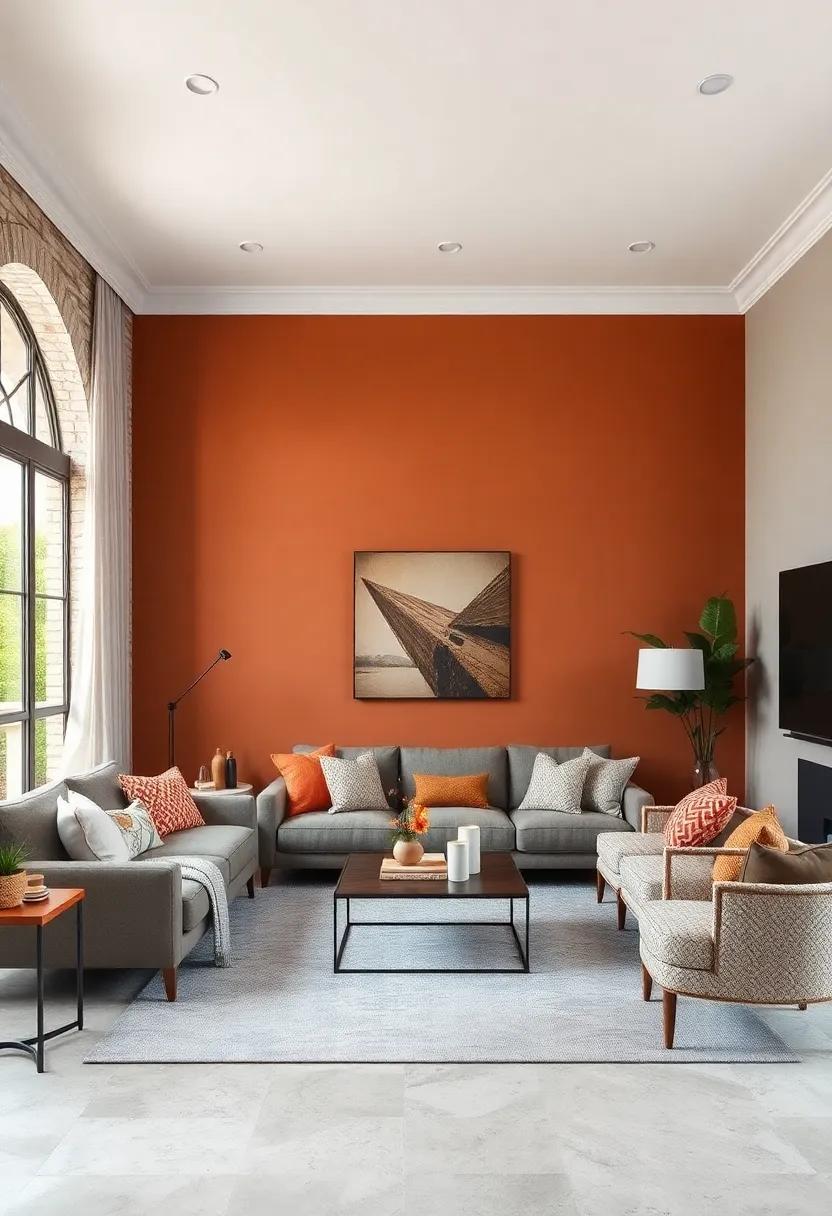 Terracotta and Warm ⁣Gray: Incorporate earthy tones‌ that speak ‍to rustic ‌charm and coziness