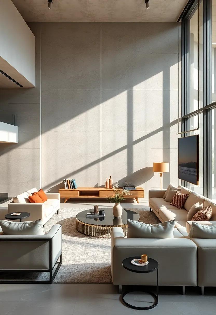 Chic Minimalism With Clean Lines And Neutral Hues Amplified By Glass And Steel