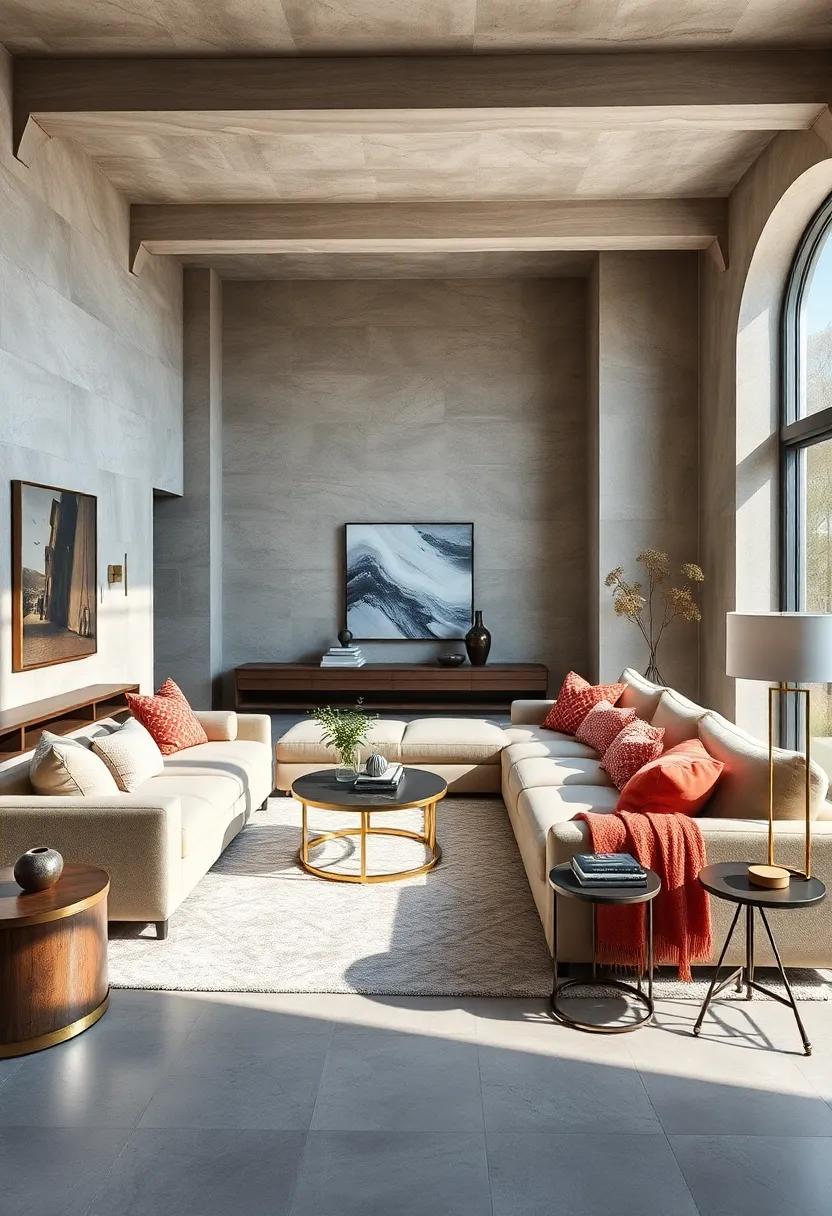 Luxuriously Spacious Sectionals Offering Both Comfort And Sophistication In Natural Light