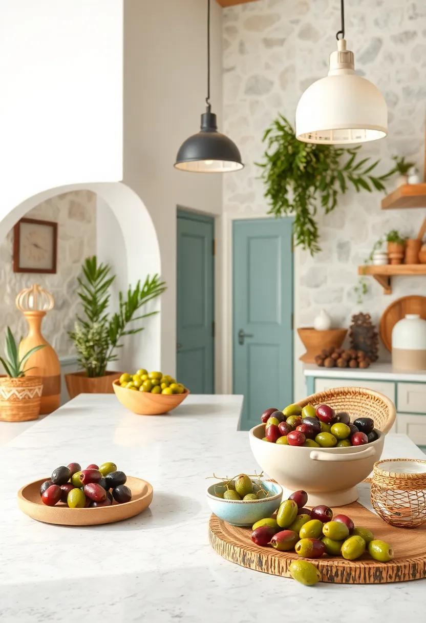 Olives: From Kalamata to green, olives are the quintessential Mediterranean snack, offering savory richness and a‌ touch of brine