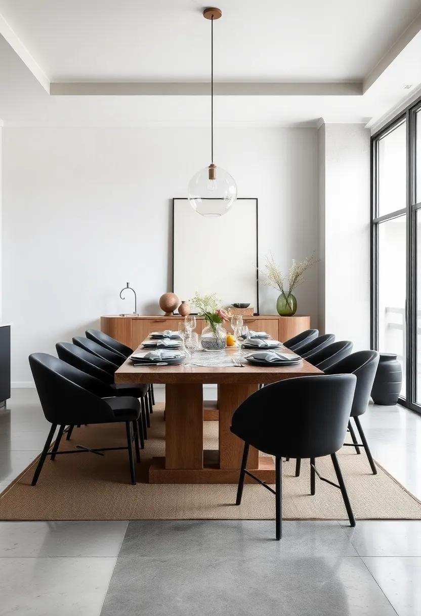 Monochrome Table Linens Offering a Textural Contrast Without Distracting From Simplicity