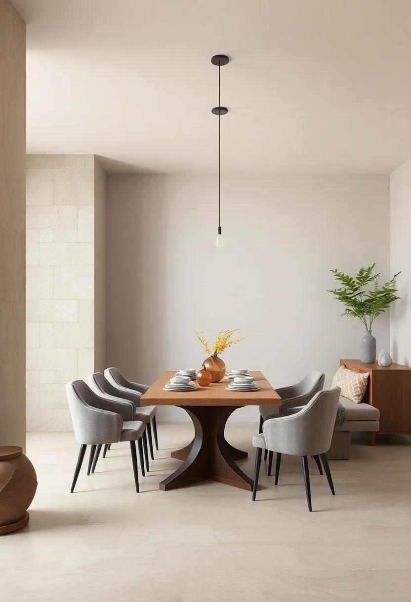 Muted Color Palettes with Shades of Beige and Soft Gray Creating a Soft, Peaceful Mood