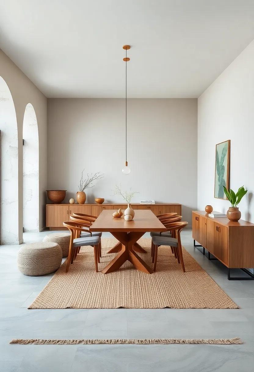 Natural Fiber Rugs Grounding the Space While Supporting a Cozy and Inviting Vibe