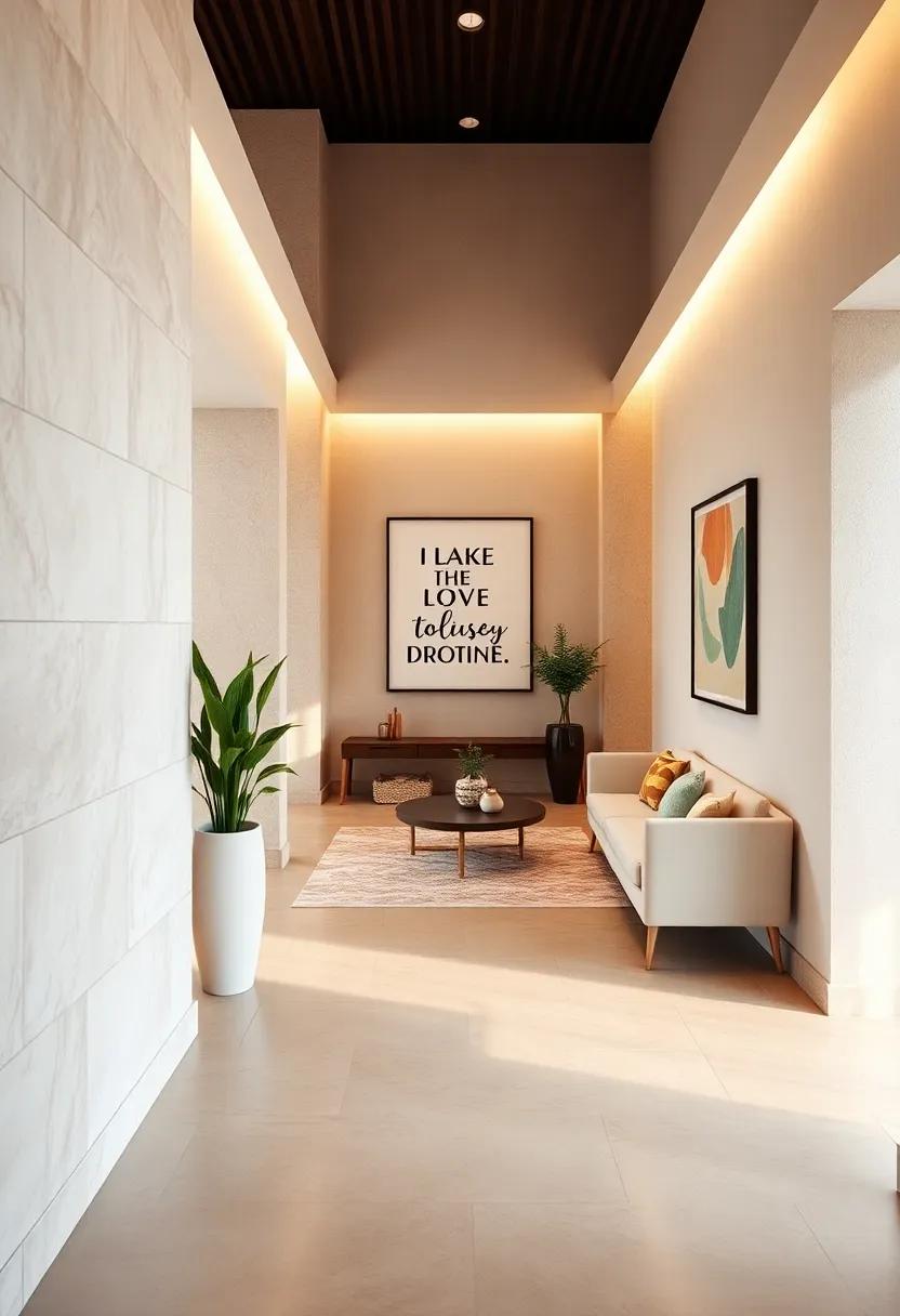 Minimalist Typography Art Featuring Inspirational Phrases In Clean Fonts Against Crisp Backgrounds