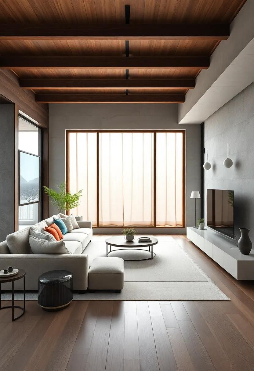 Clean Lines And Soft Curves Combining In Furniture Design To Reflect Simplicity And Functionality