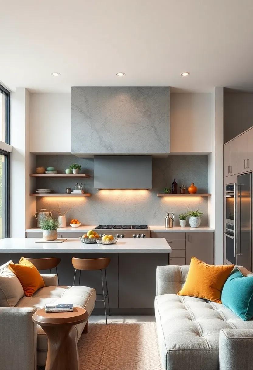 Craft a concrete range⁢ hood for ‌an eye-catching element that elevates the overall ‍kitchen design