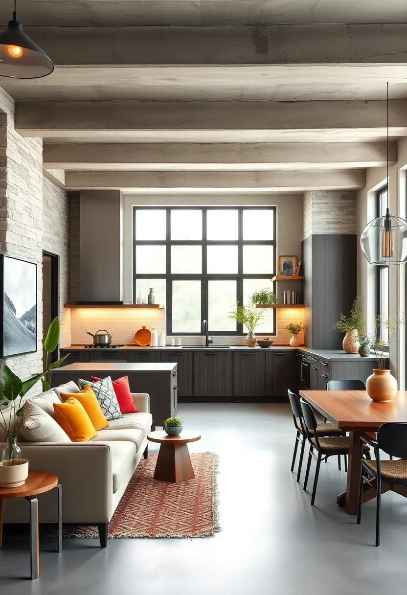 Explore exposed concrete beams to add an architectural flair that complements your modern⁣ kitchen vibe