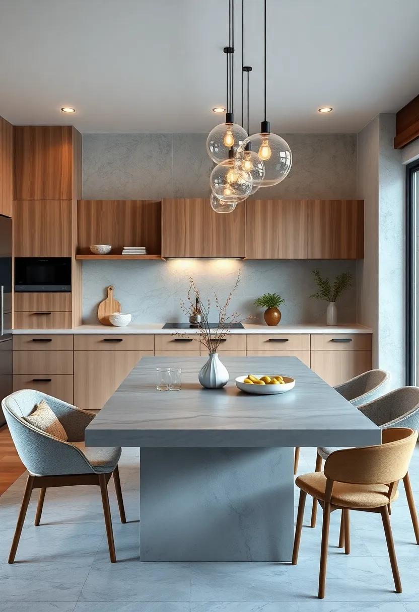 Install a concrete tabletop⁣ on⁢ an existing ⁢table‌ for an instant ​makeover that feels ⁤fresh ​and modern