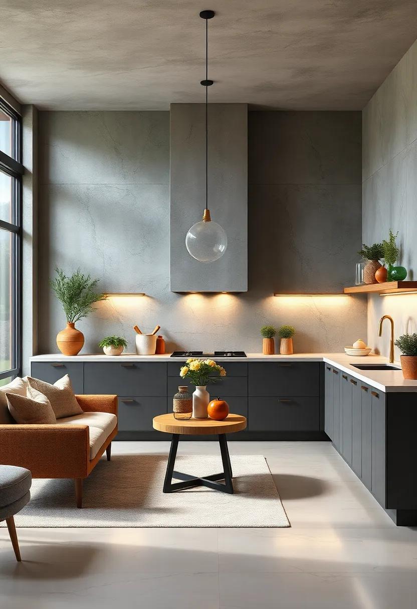 Personalize concrete elements with custom stencils or engravings to ‌make unique⁣ statements⁢ in your kitchen design