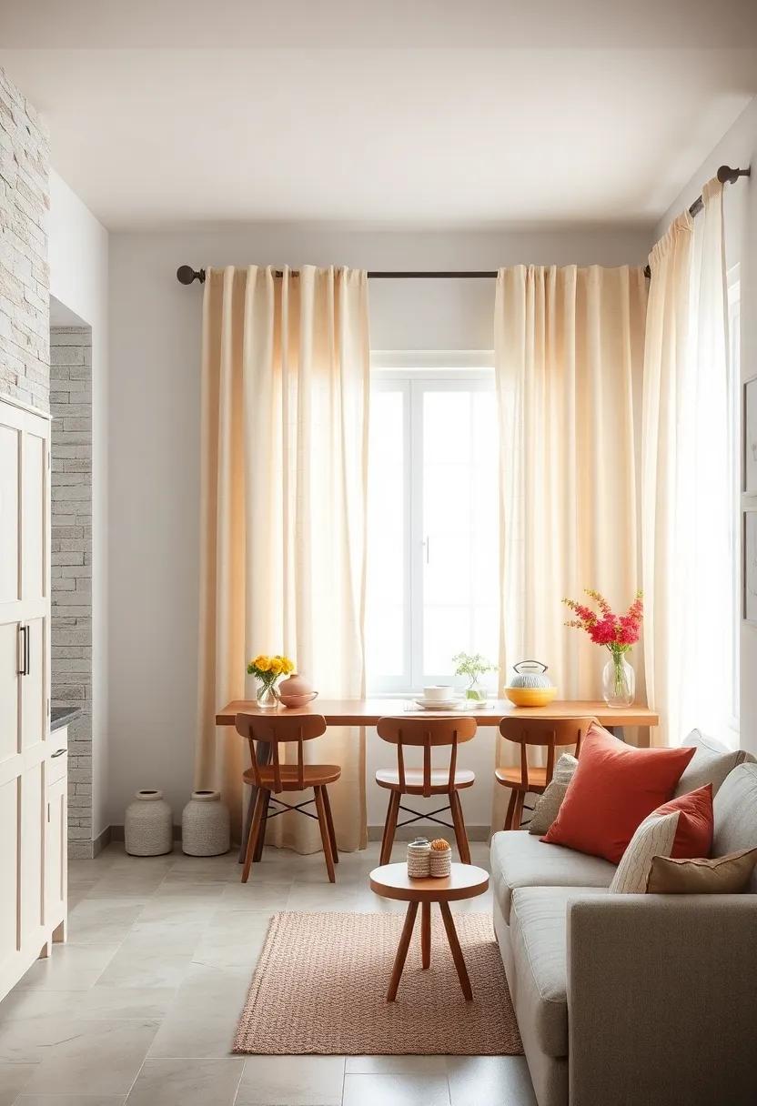 Vintage Cottage Style Curtains Reimagined with Lightweight Fabrics and Pastel Colors