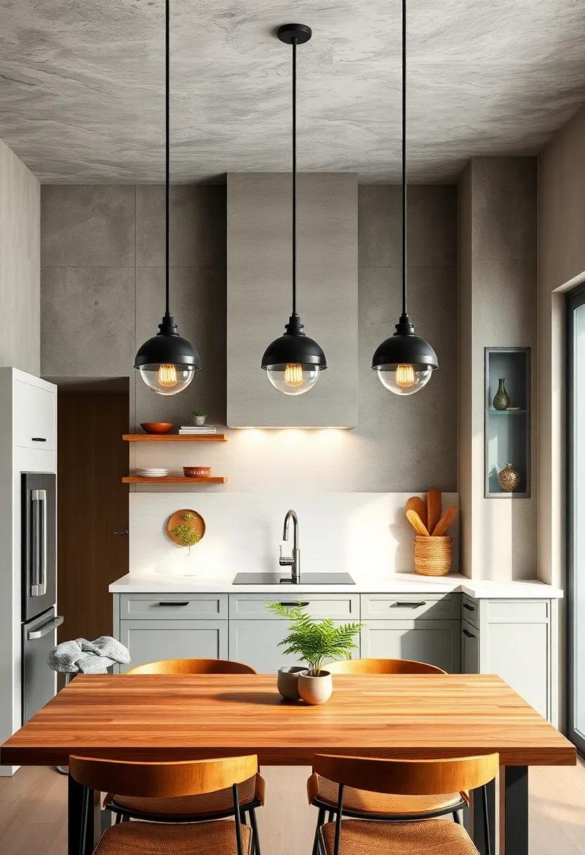 Vintage Pendant Lights Bringing Timeless Elegance To Contemporary Kitchen Spaces