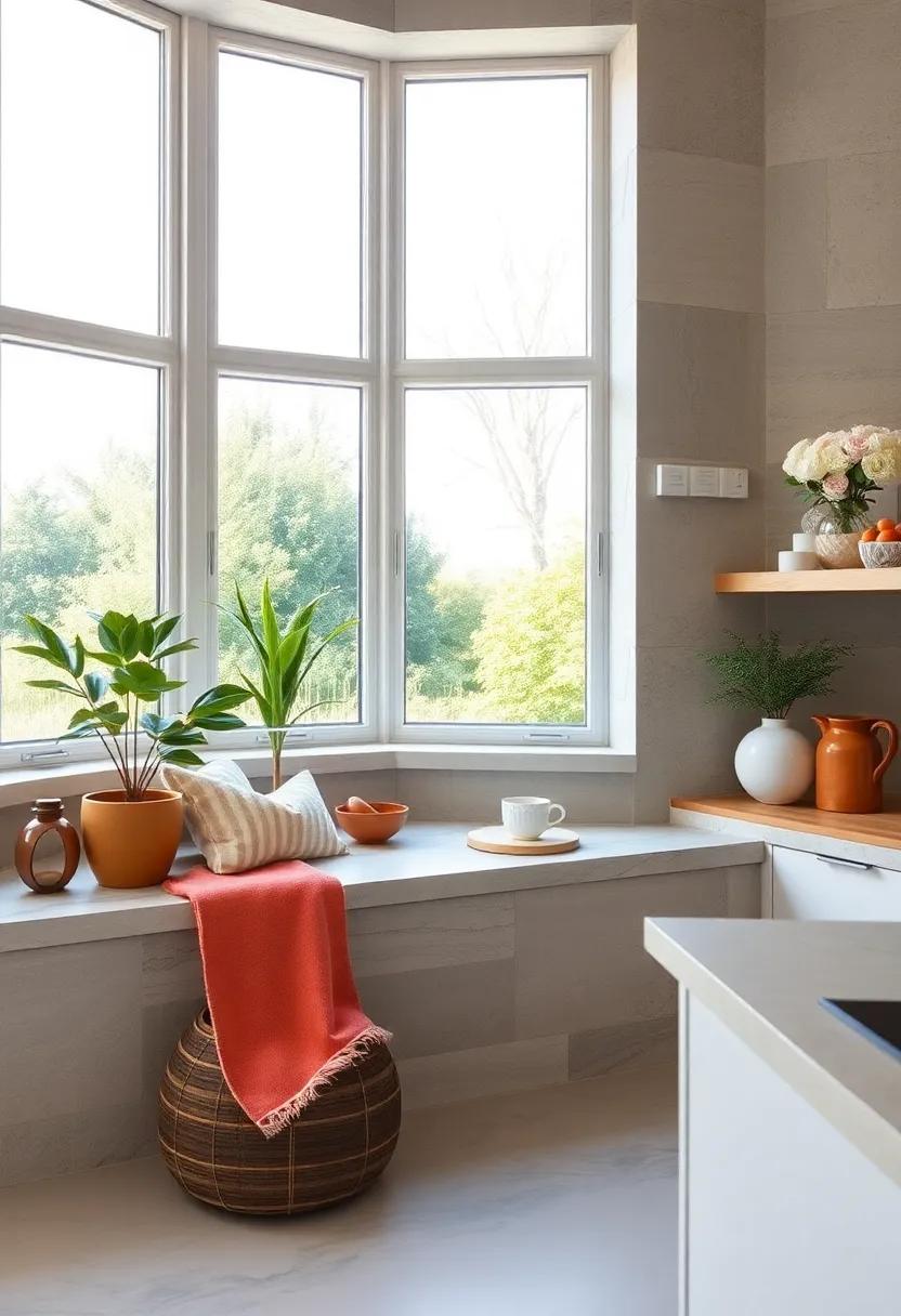 Creating Cozy Nooks Beneath Bay Windows Bathed in Natural Light, Perfect for Morning Coffee Rituals
