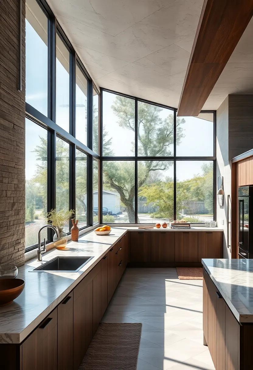 Inviting the Outdoors In Through Expansive Panoramic Windows That Redefine Modern Culinary Design