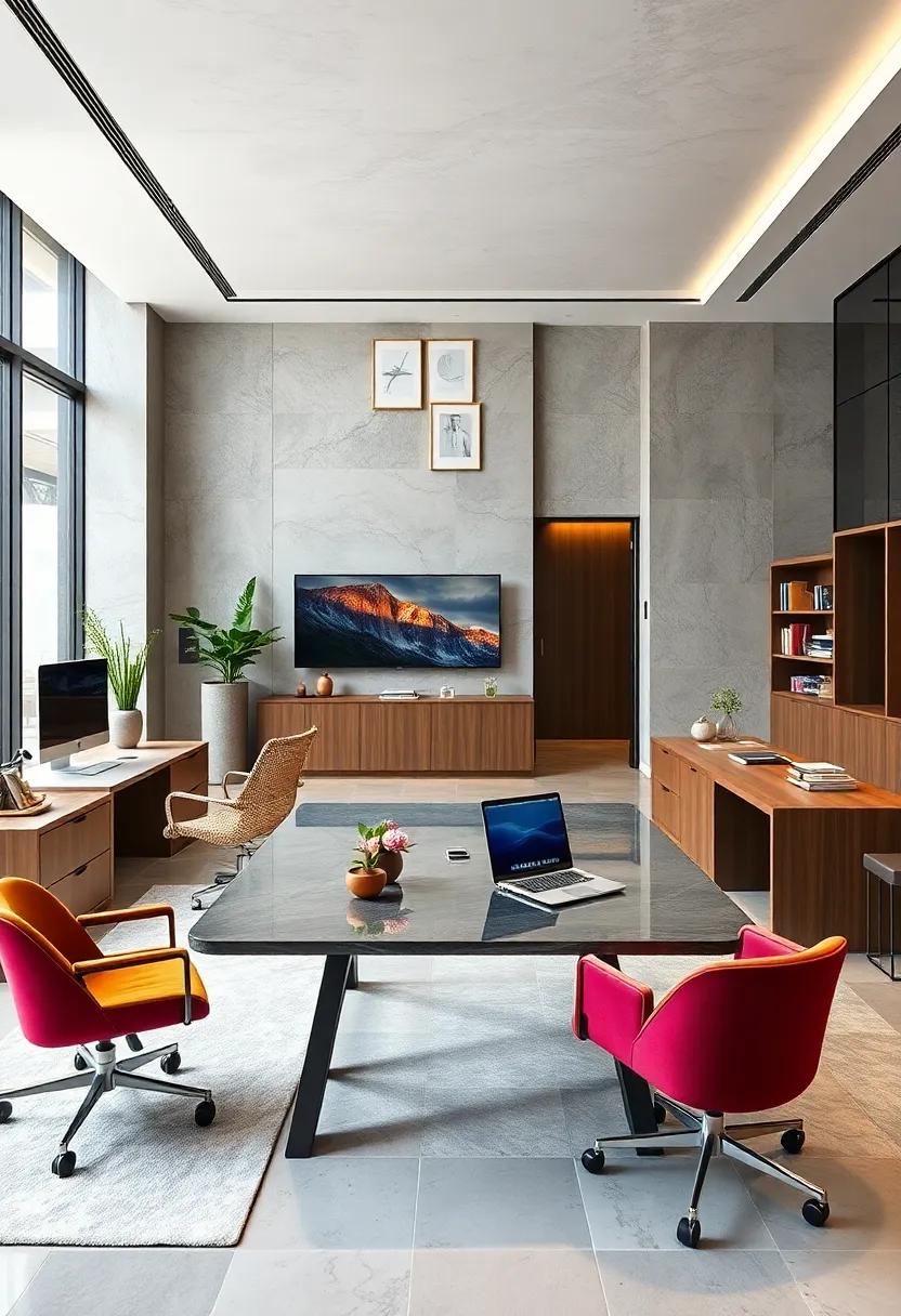 Integrated Technology and Smart Features Seamlessly Built into Contemporary Executive Desks