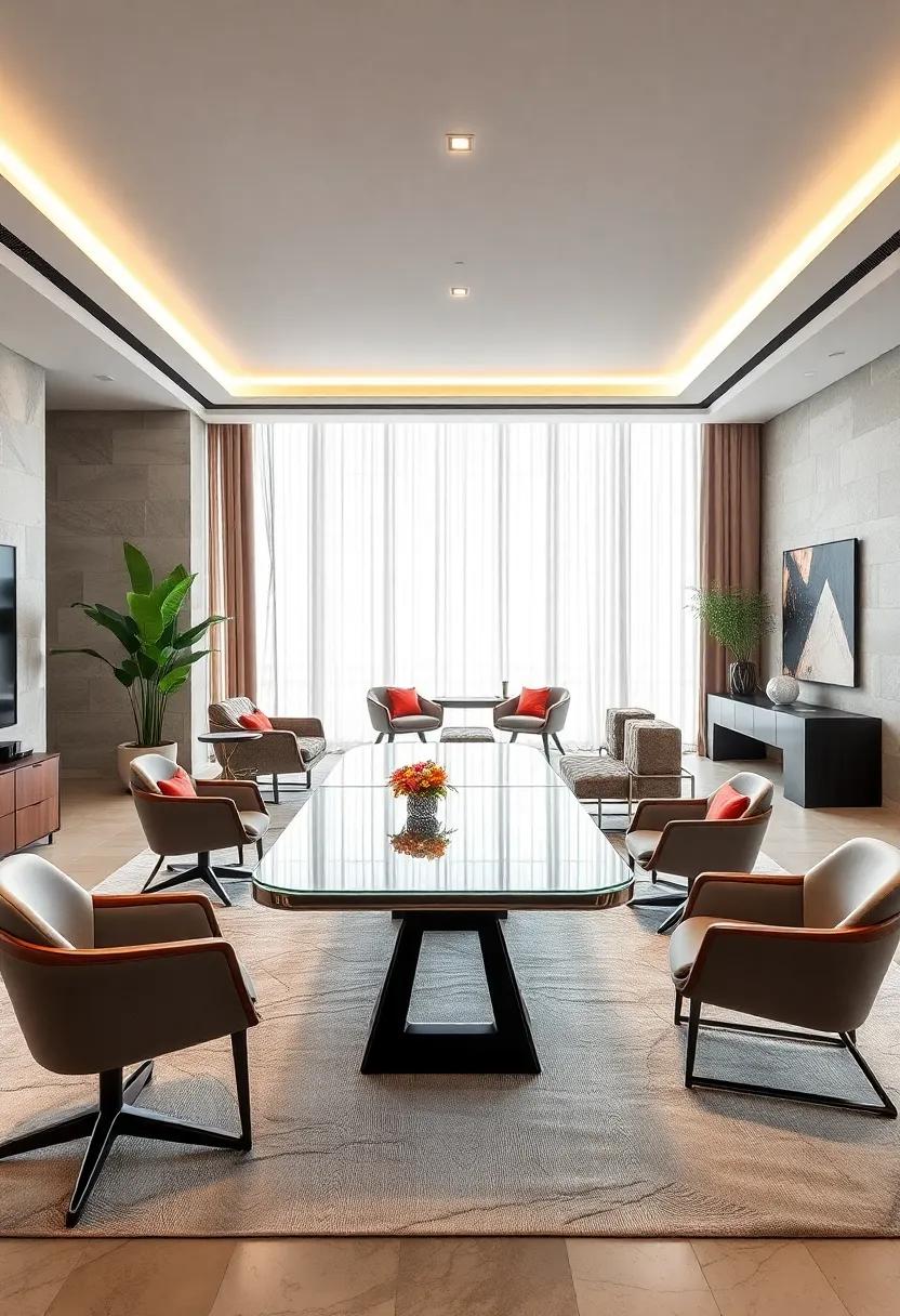 Incorporating Sculptural Legs and Unique Base Designs as Statement Features in Executive Desks